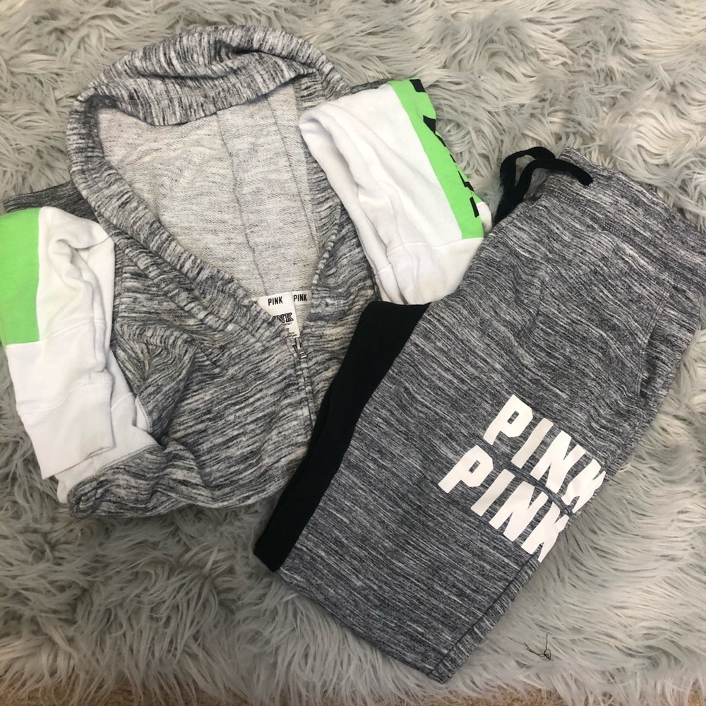 Pink Jogger & Jacket Set